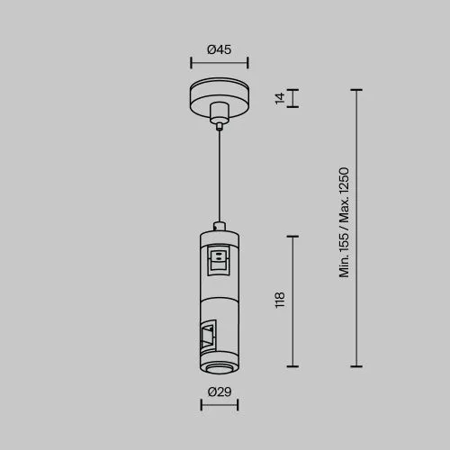Комплектующие для трековой системы Technical TRA157SW-D1-B  фото 2